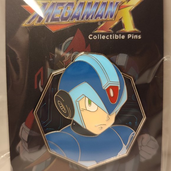 Mega Man X Collectible Enamel Pin Official Capcom Brooch - Picture 1 of 4